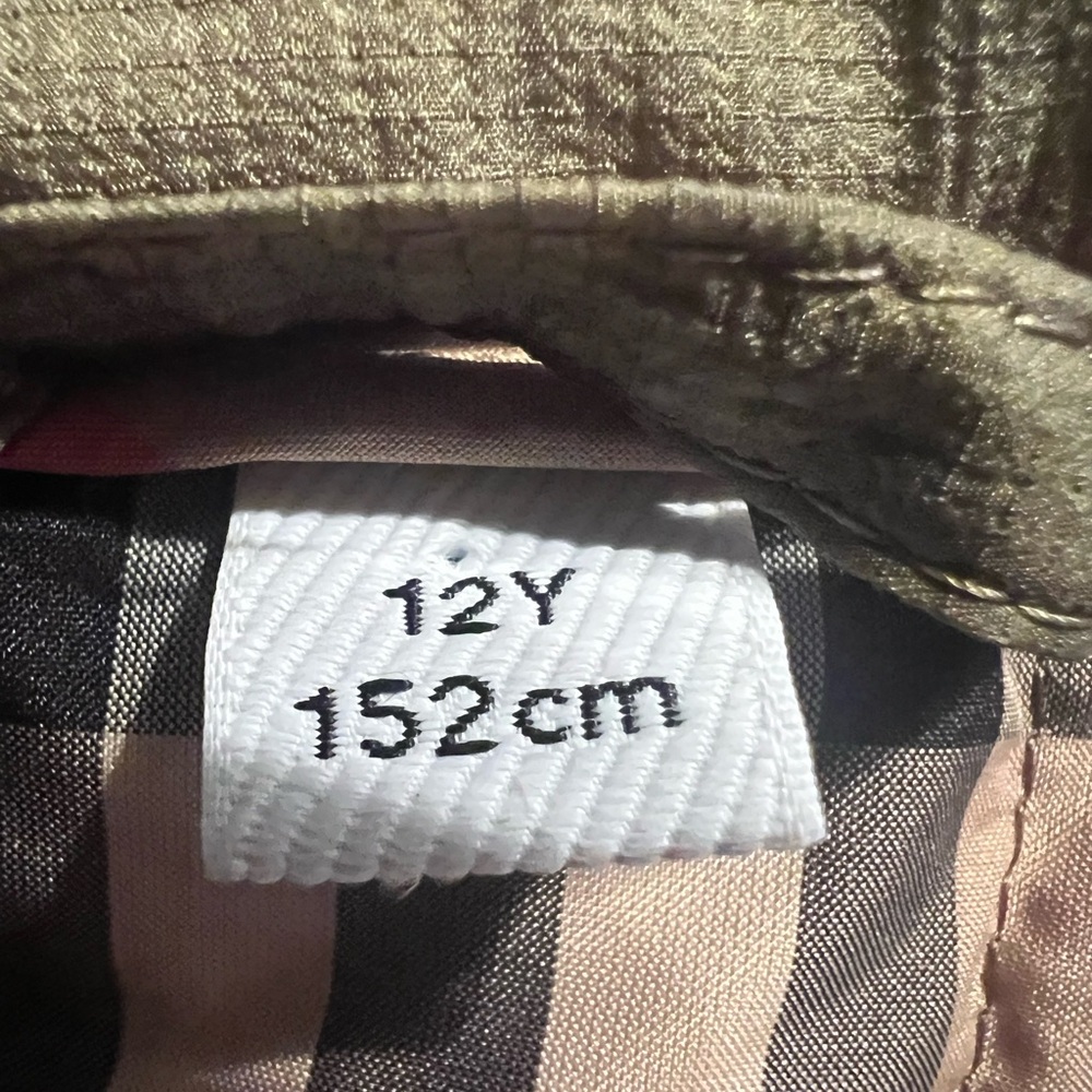Burberry Olive Green Kids Puffer Vest - Picture 5 of 5
